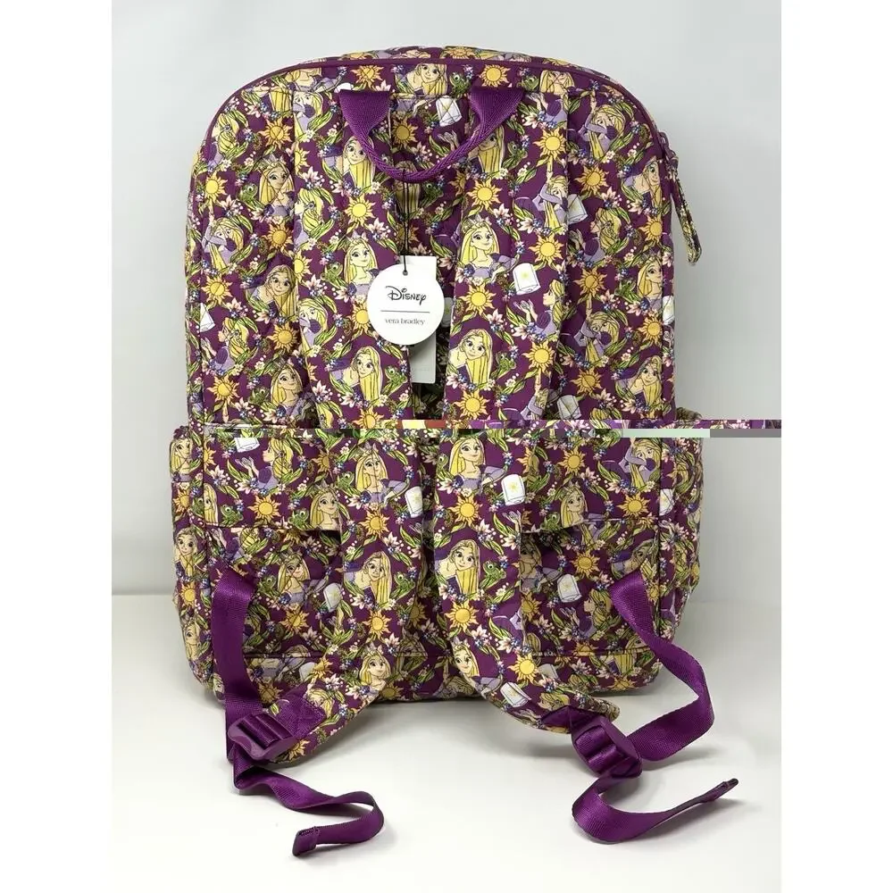 Vera Bradley Rapunzel Climbing Ivy Essential Large Backpack EXACT Laptop Pocket